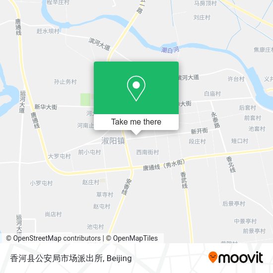 香河县公安局市场派出所 map
