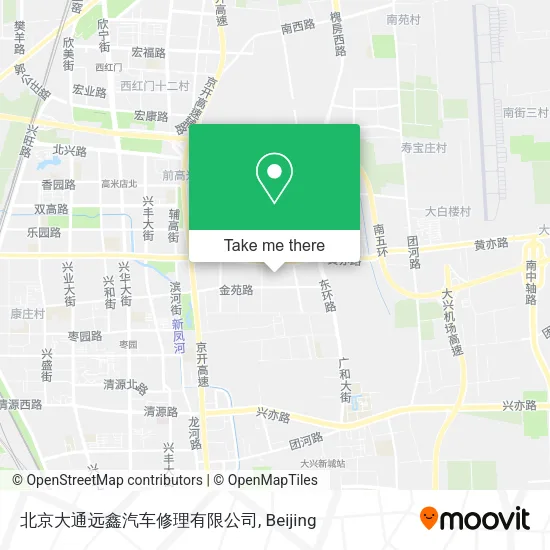 北京大通远鑫汽车修理有限公司 map