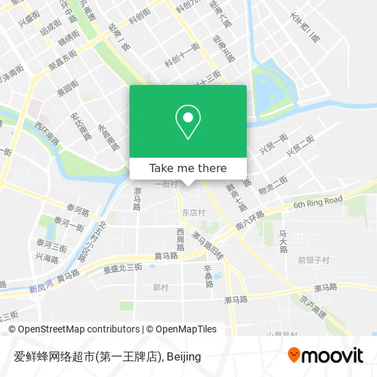 爱鲜蜂网络超市(第一王牌店) map