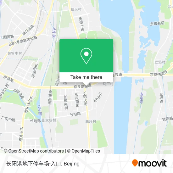 长阳港地下停车场-入口 map