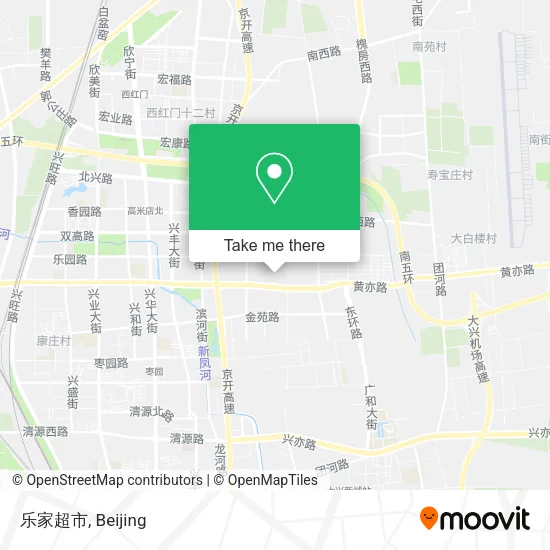 乐家超市 map