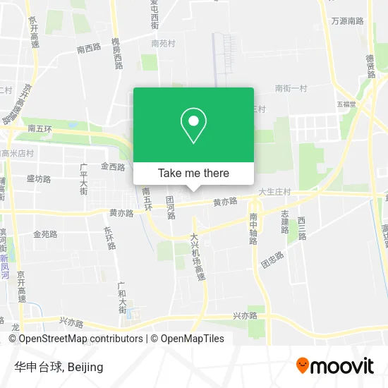 华申台球 map