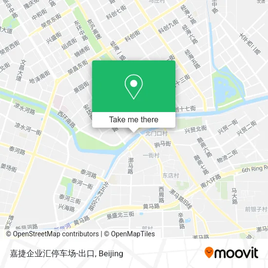 嘉捷企业汇停车场-出口 map