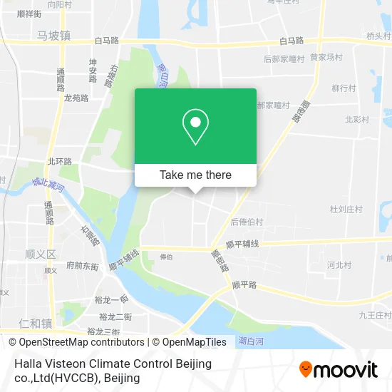 Halla Visteon Climate Control Beijing co.,Ltd(HVCCB) map