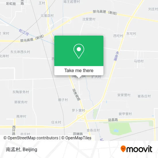 南孟村 map