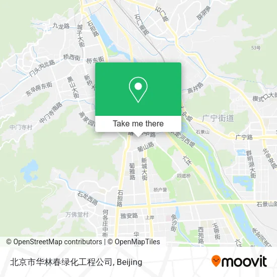 北京市华林春绿化工程公司 map