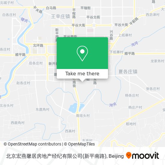 北京宏燕馨居房地产经纪有限公司(新平南路) map