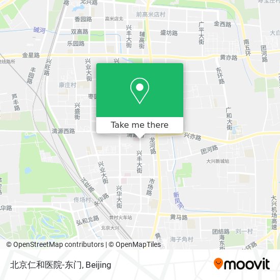 北京仁和医院-东门 map