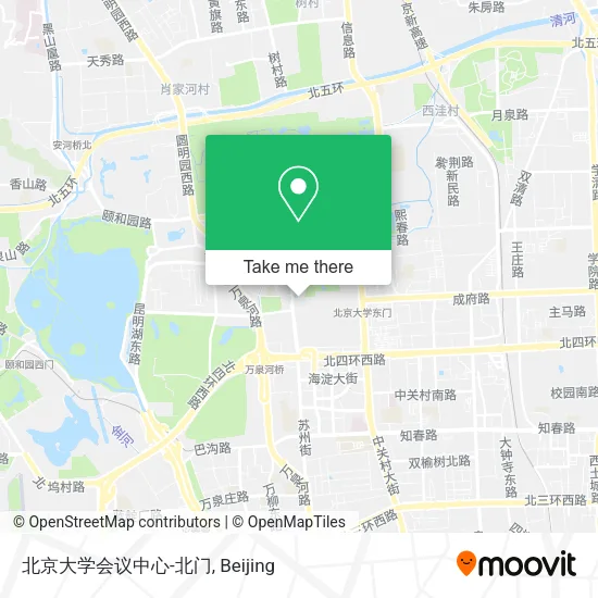 北京大学会议中心-北门 map