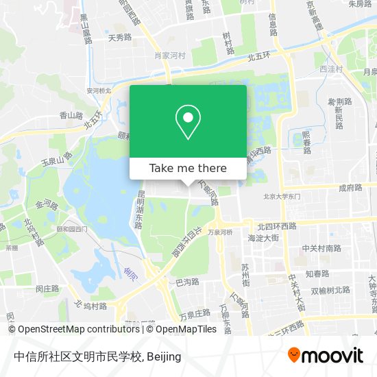 中信所社区文明市民学校 map