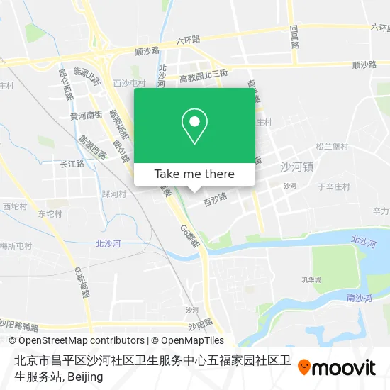 北京市昌平区沙河社区卫生服务中心五福家园社区卫生服务站 map