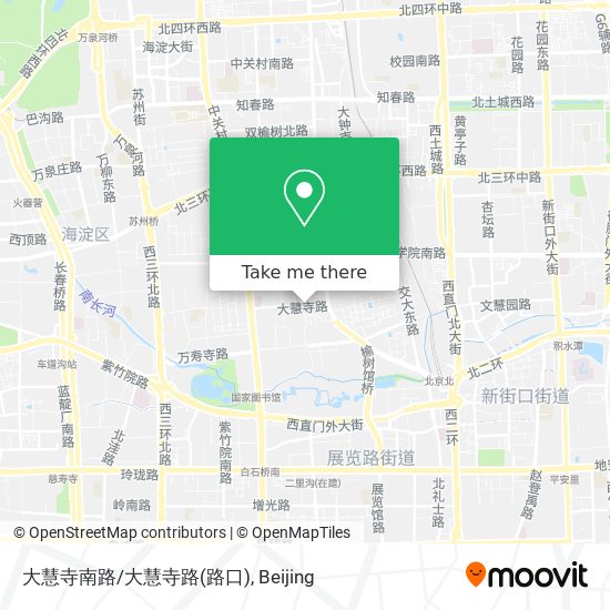 大慧寺南路/大慧寺路(路口) map