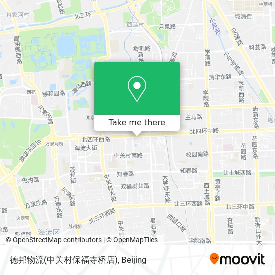 德邦物流(中关村保福寺桥店) map