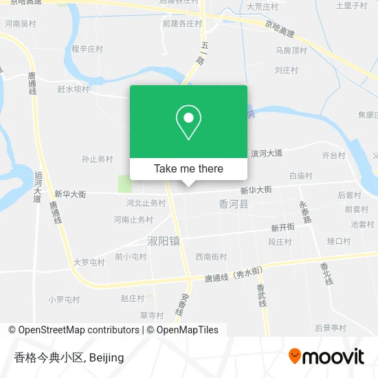 香格今典小区 map