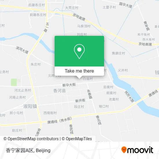 香宁家园A区 map