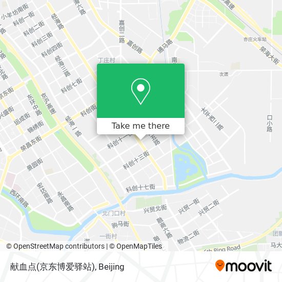 献血点(京东博爱驿站) map