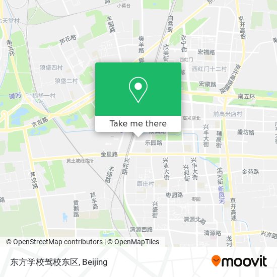 东方学校驾校东区 map