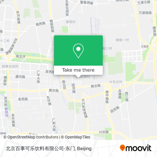 北京百事可乐饮料有限公司-东门 map