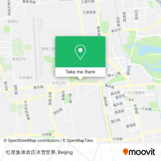 红星集体农庄冰雪世界 map