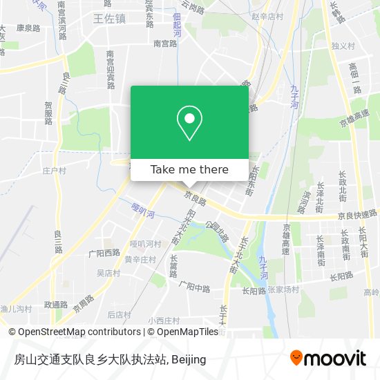 房山交通支队良乡大队执法站 map