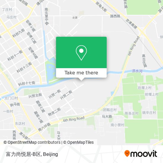 富力尚悦居-B区 map