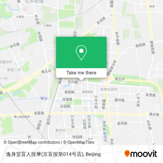 逸身堂盲人按摩(京盲按第014号店) map