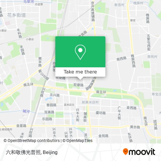 六和敬佛光普照 map