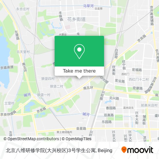 北京八维研修学院(大兴校区)3号学生公寓 map