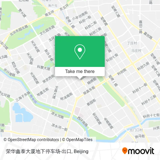荣华鑫泰大厦地下停车场-出口 map