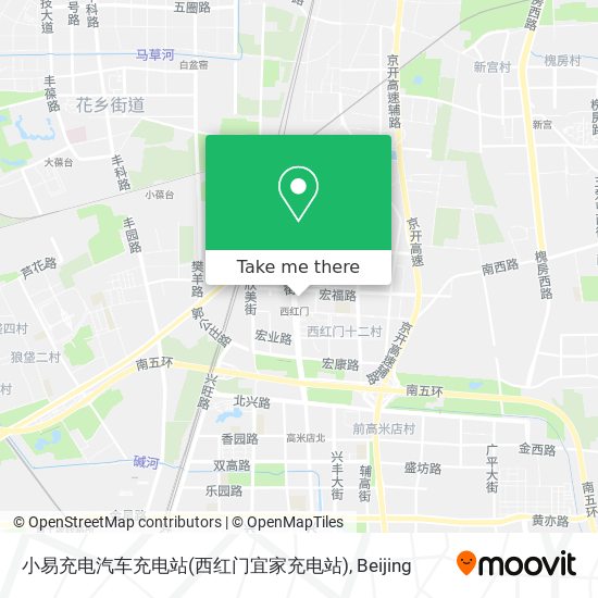 小易充电汽车充电站(西红门宜家充电站) map