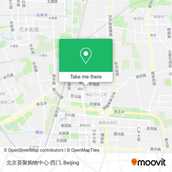 北京荟聚购物中心-西门 map