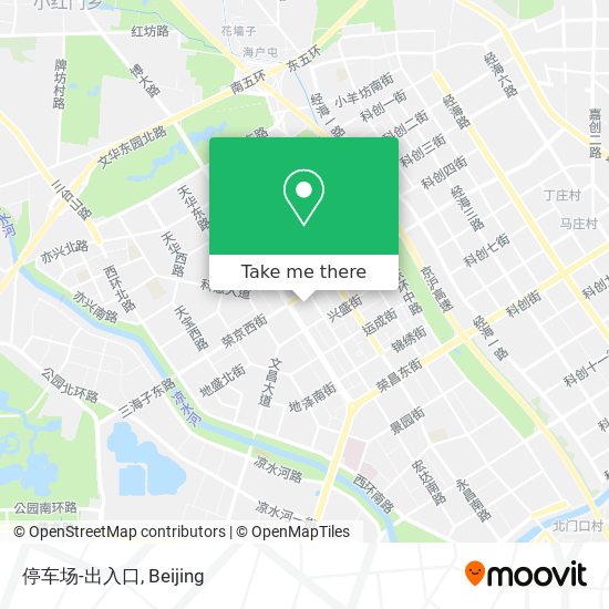 停车场-出入口 map