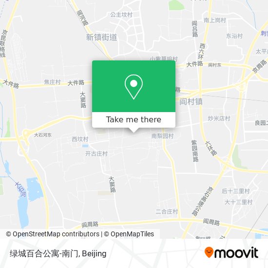 绿城百合公寓-南门 map