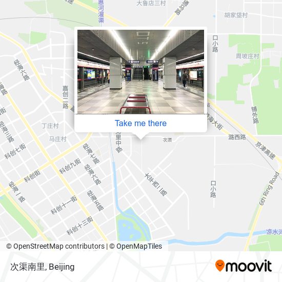 次渠南里 map