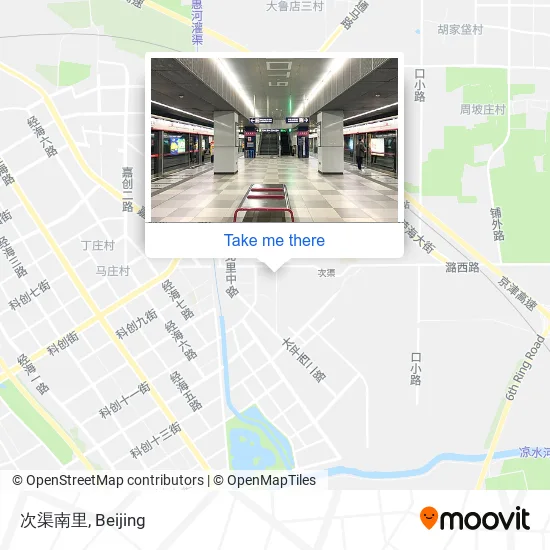 次渠南里 map
