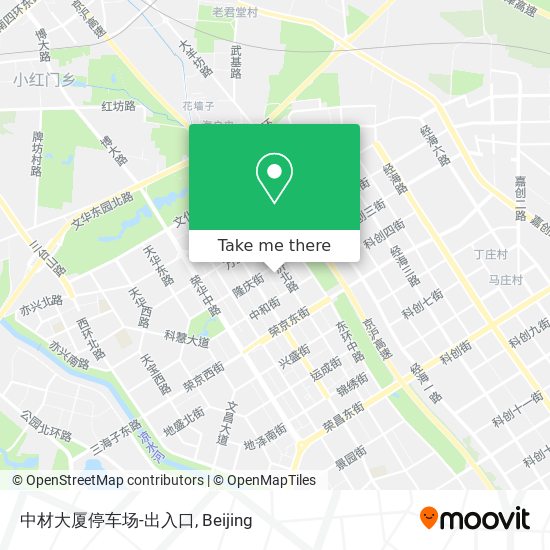 中材大厦停车场-出入口 map