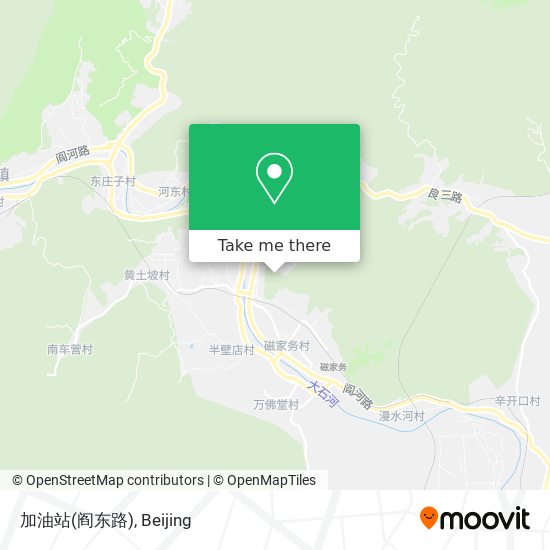 加油站(阎东路) map