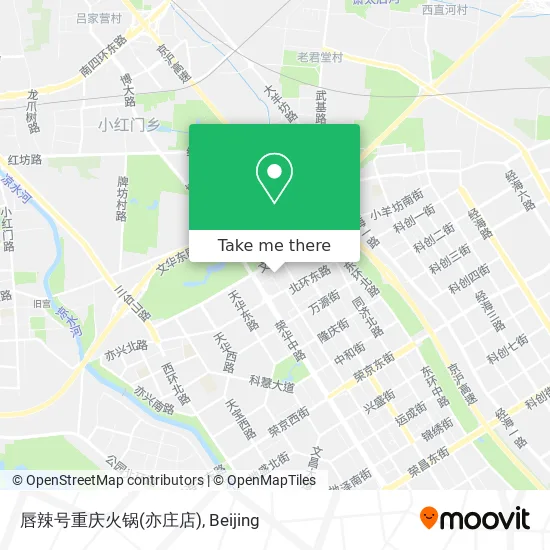 唇辣号重庆火锅(亦庄店) map