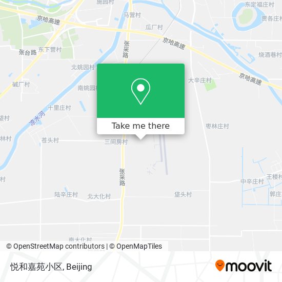 悦和嘉苑小区 map
