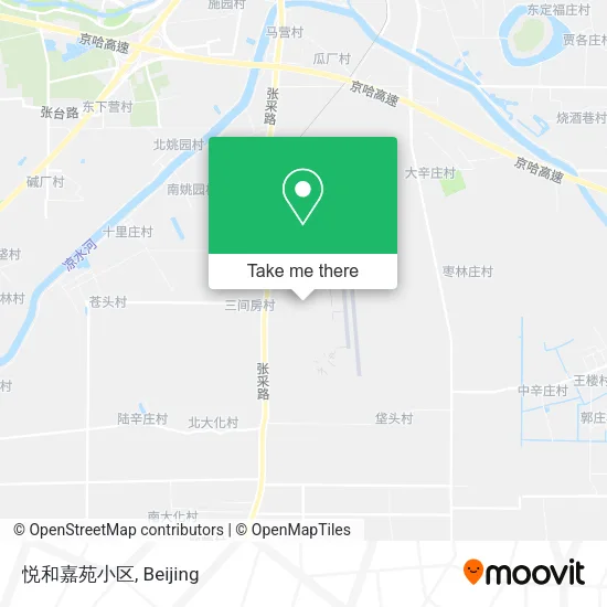 悦和嘉苑小区 map