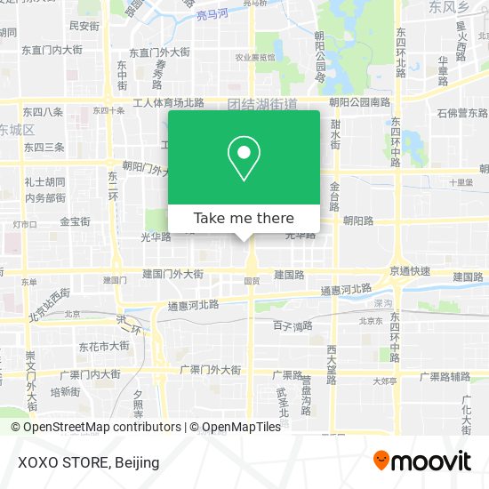 XOXO STORE map