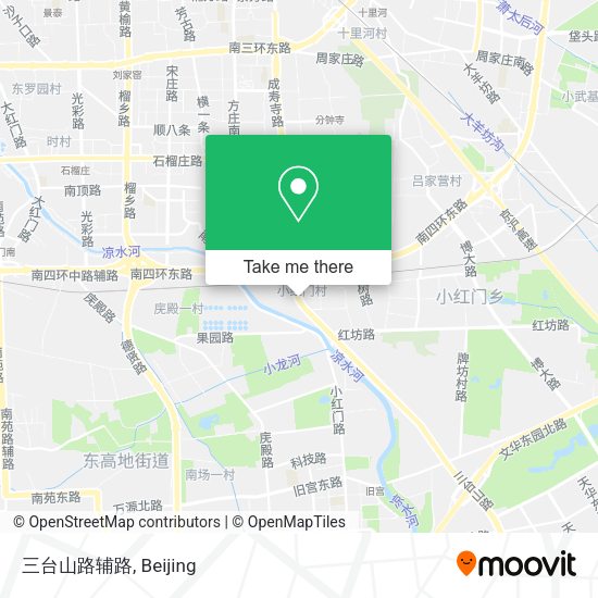 三台山路辅路 map