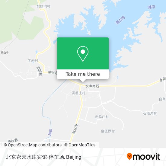 北京密云水库宾馆-停车场 map