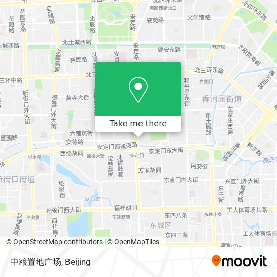 中粮置地广场 map