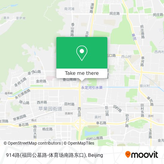 914路(福田公墓路-体育场南路东口) map