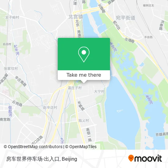 房车世界停车场-出入口 map