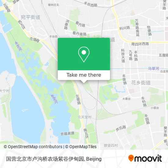 国营北京市卢沟桥农场紫谷伊甸园 map