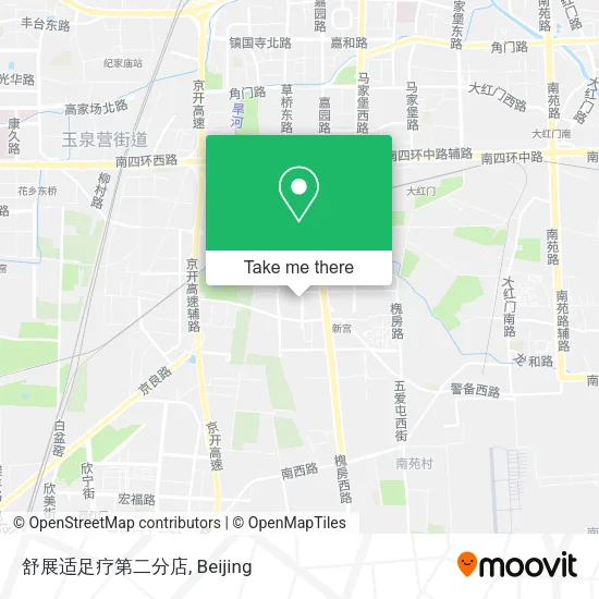 舒展适足疗第二分店 map