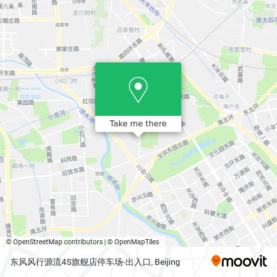 东风风行源流4S旗舰店停车场-出入口 map