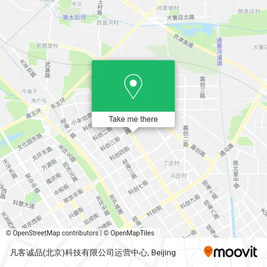 凡客诚品(北京)科技有限公司运营中心 map